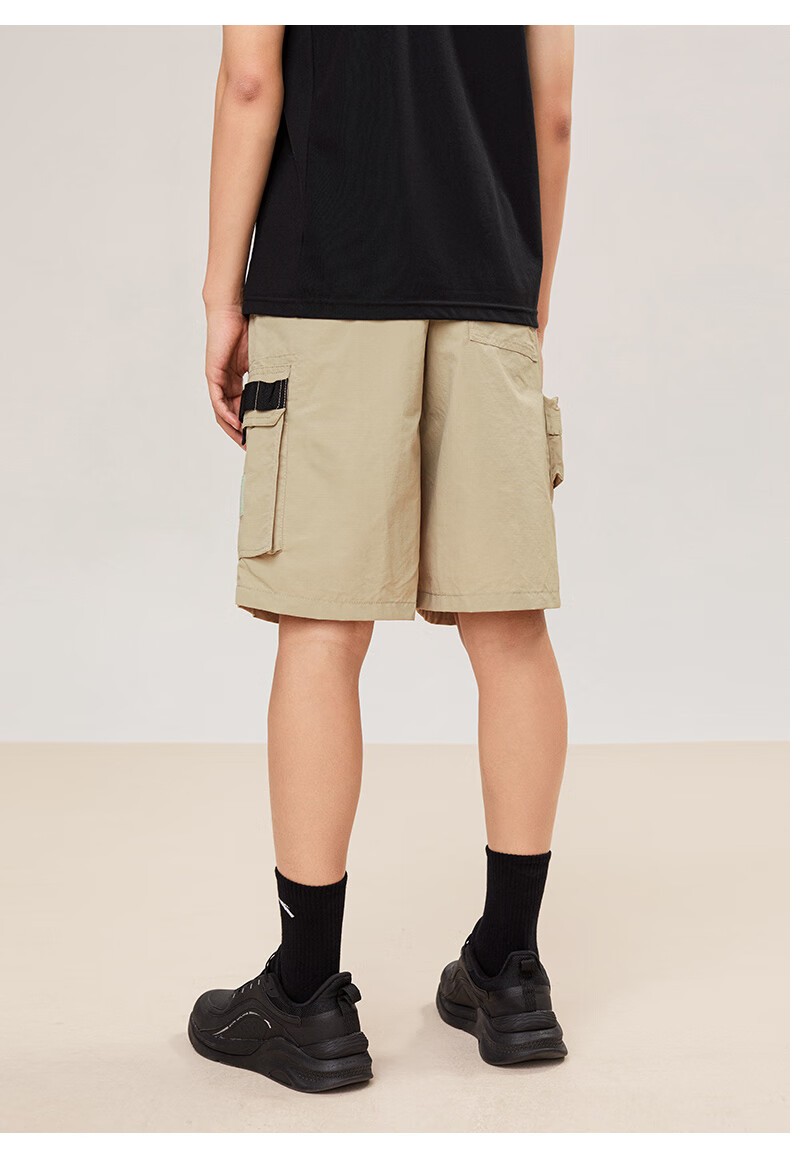 安踏(anta) 安踏短裤男新款夏季潮流宽松五分裤运动裤黑色透气短裤