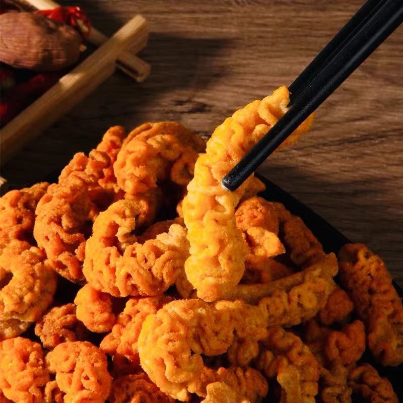 哥京味八爪烧6大包*120克80/90后怀旧休闲小零食批发 6袋混装(实惠装