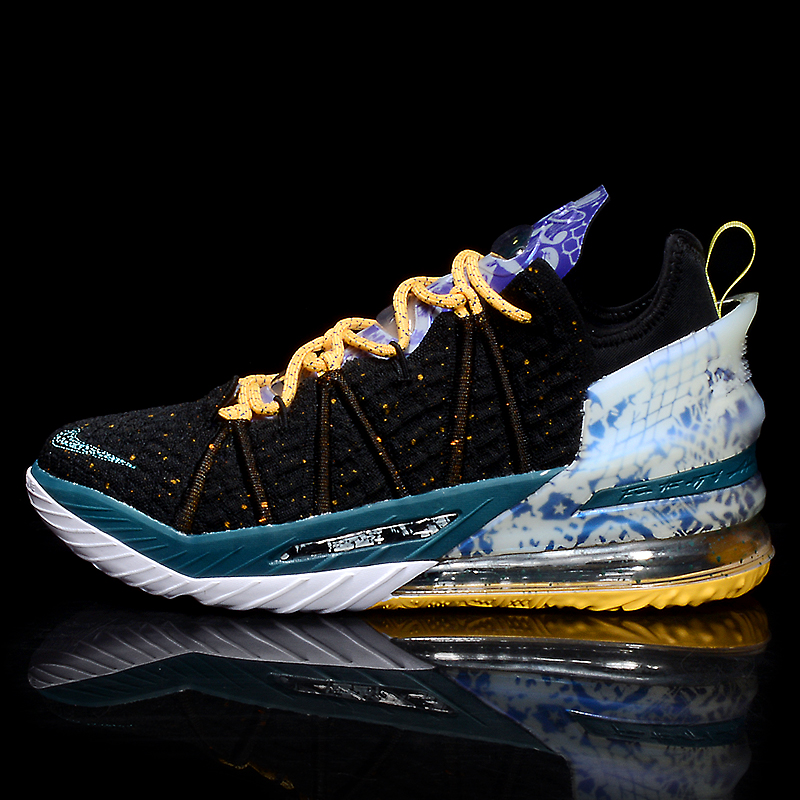 森欧文詹姆斯18low代紫金重器实战篮球鞋气垫减震见证5运动跑步鞋见证