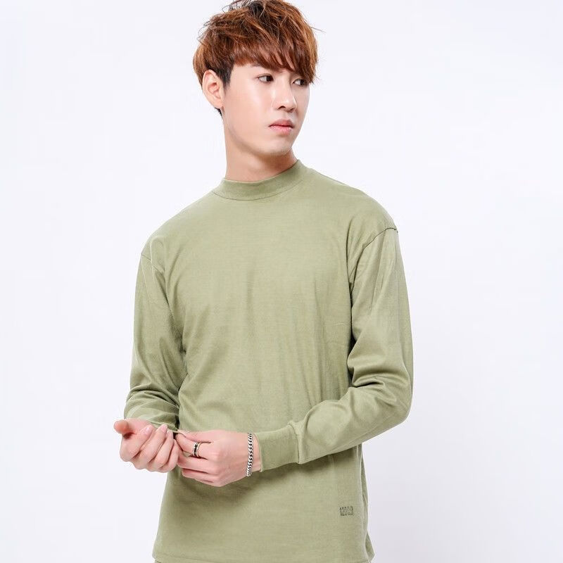 军绿色工地矿工内衣劳保老式秋衣秋裤套装保暖上衣中号