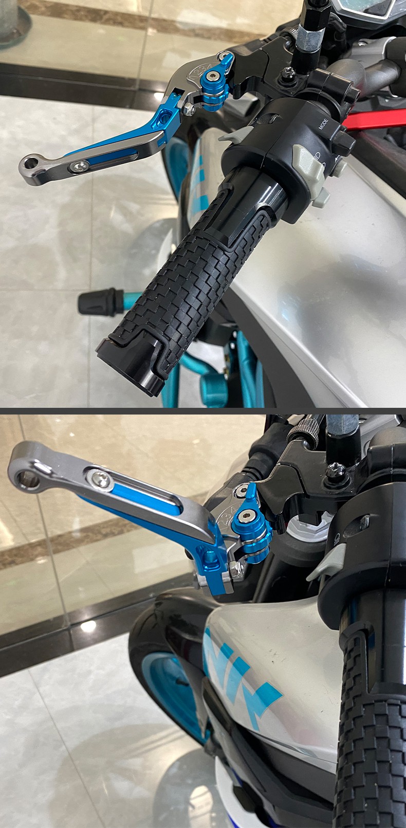 春风250nk牛角400150650狒狒刹车改装离合手把配件黑蓝备注车型年份