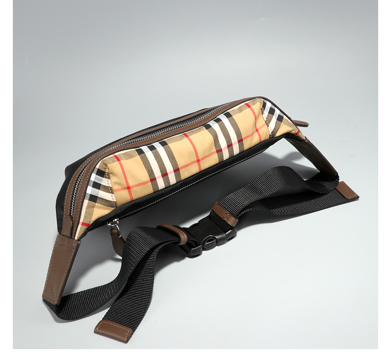 欧迪鸟轻奢品牌新款腰包尼龙布胸包时尚休闲男士挎包青年胸挎包单肩