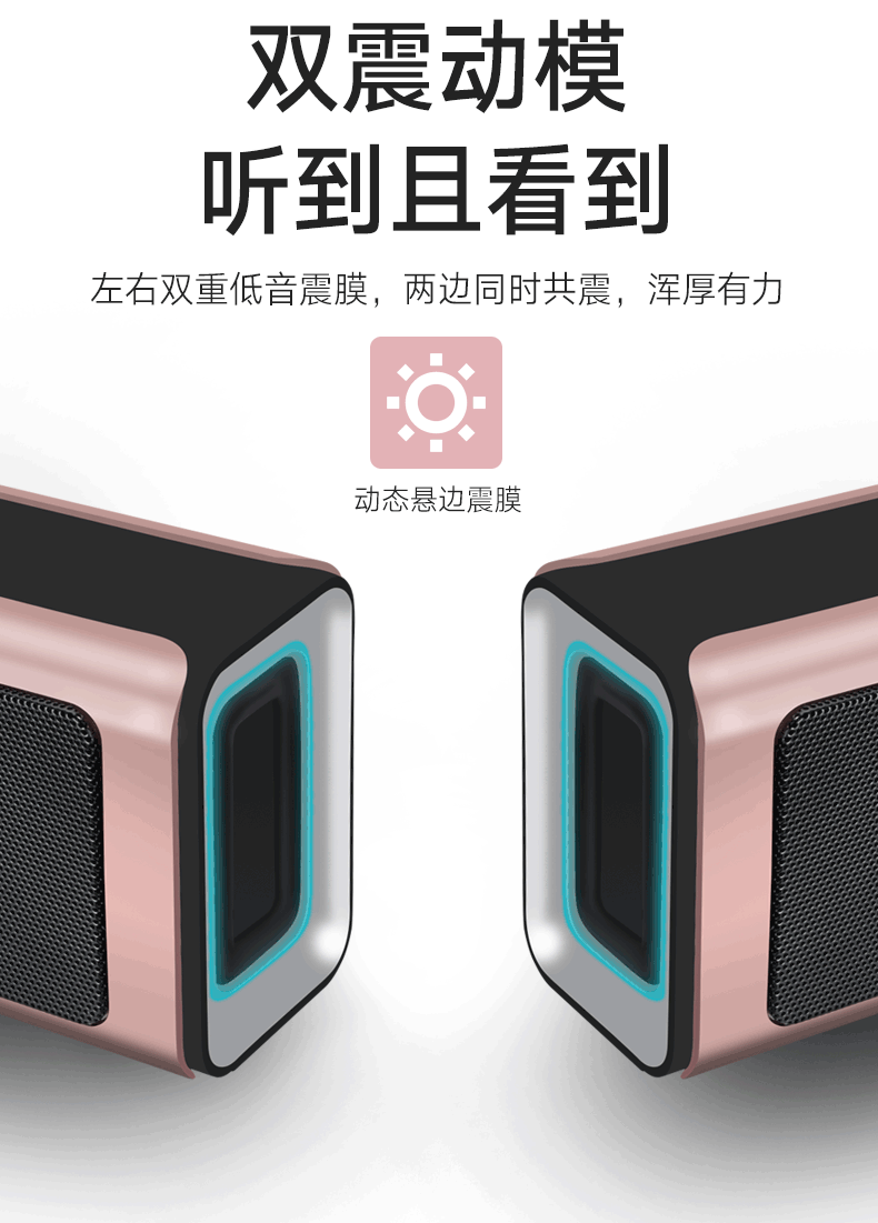 奋达音箱蓝牙fdw4无线桌面便携式充电旅行户外超重低音炮音响军绿色