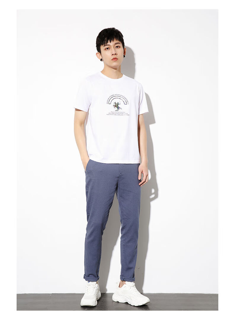 paulo pedro男人装/保罗·彼得战马paulo pedro/夏季新款圆领t恤(1801