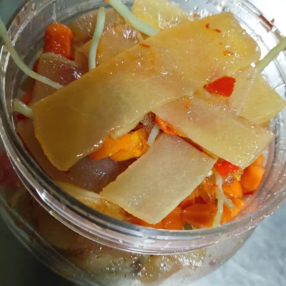 柠檬云南普洱农家自制苤菜根佤味柠檬酸辣酸爽零食700克柠檬牛皮经济