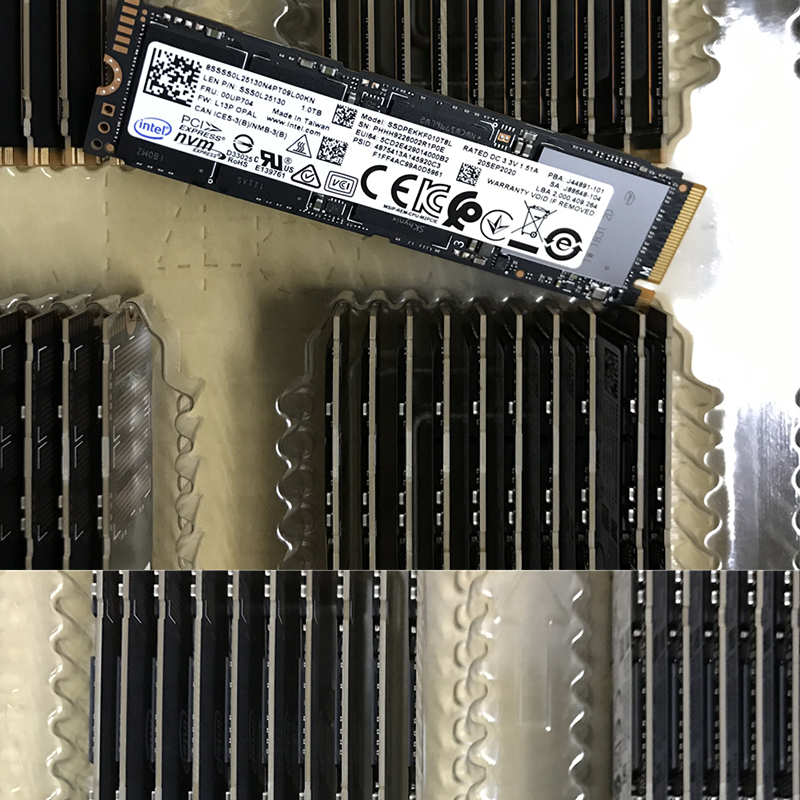 lntel/英特尔 7600p 1t 2t pci-e nvme m.