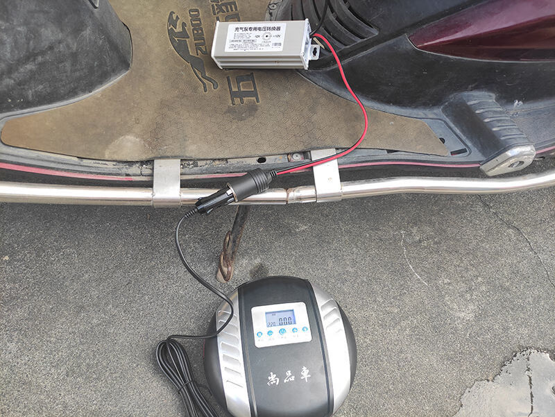 12v汽车充气泵用电源转换器电瓶车电压36v48v60v72v转成12v点烟器36