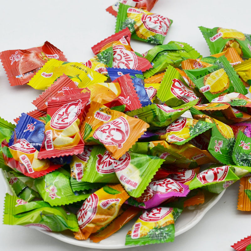 陈皮糖话梅糖爆炸果汽酸甜硬糖果散装500克90后怀旧零食喜糖陈皮爆果