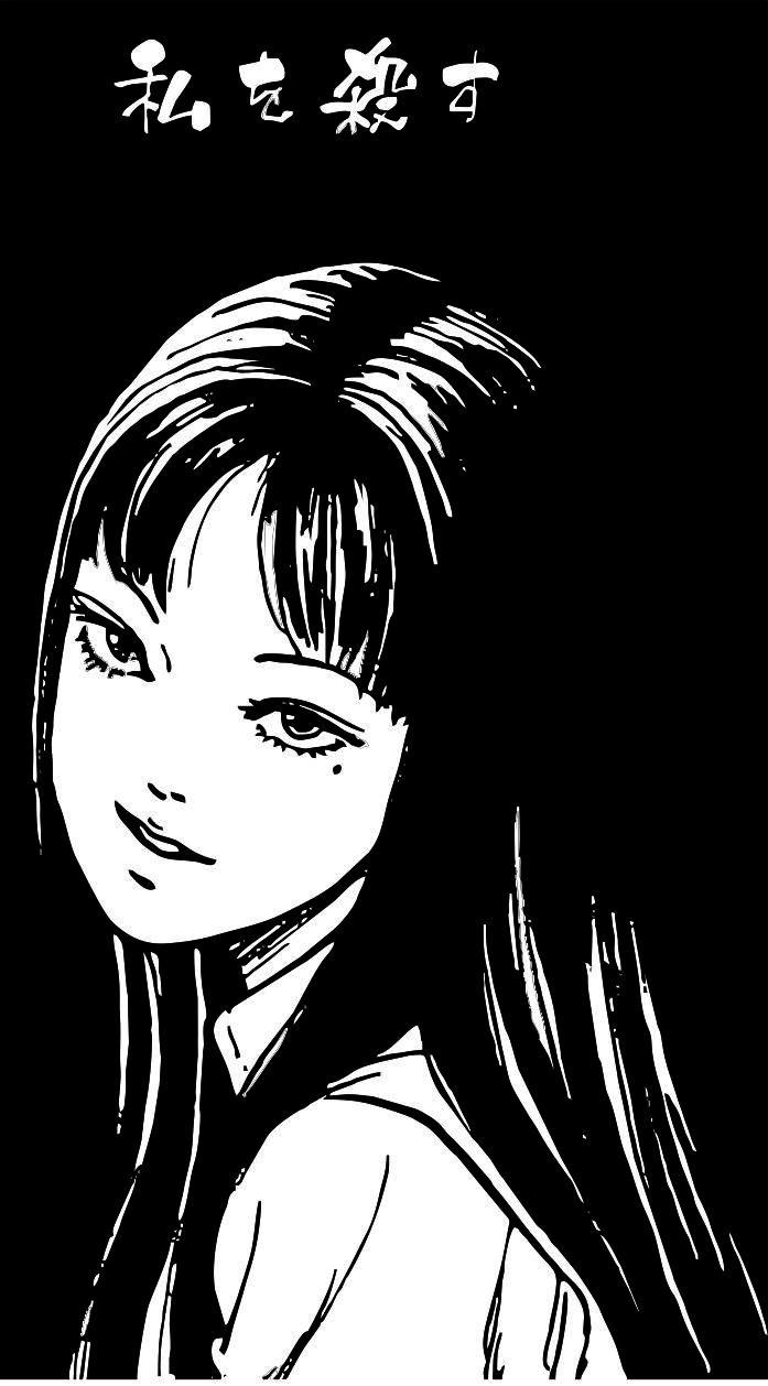 伊藤润二川上富江日系暗黑ins风旋涡恐怖可个性定制女士细支烟盒 富江