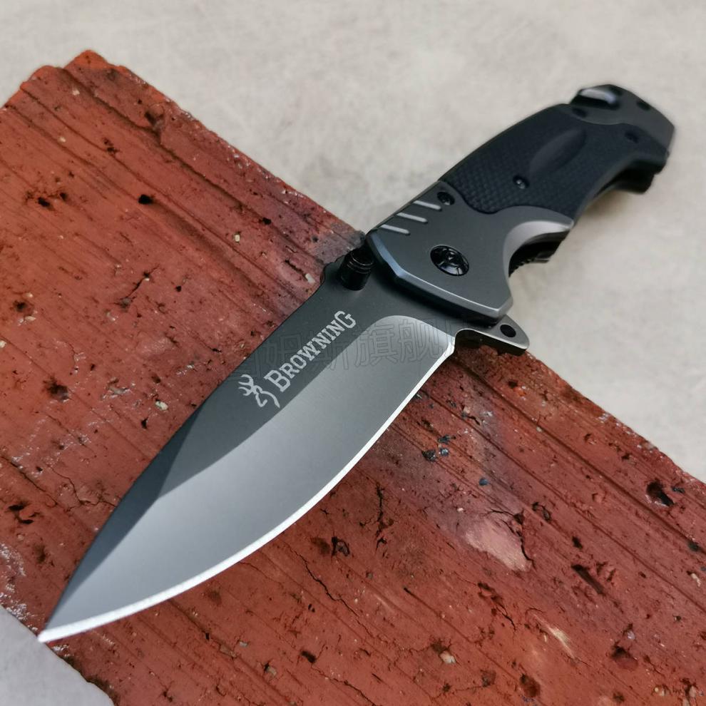 弹簧自动伸缩刀防身刀折叠户外多功能便携小刀迷你野外破窗器工具钓鱼