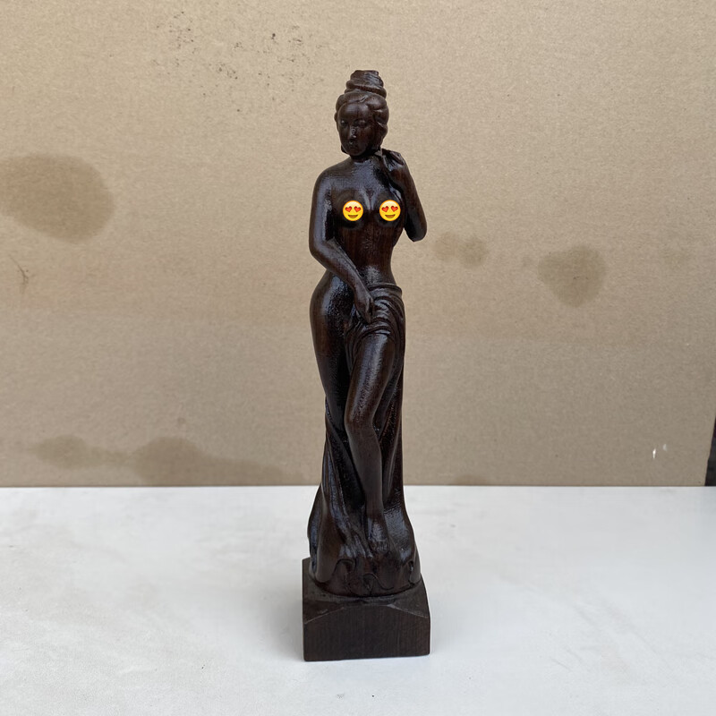 zcqbcy沉香木雕仕女酒店书房美女裸美女实木家居摆件中式木摆件家居