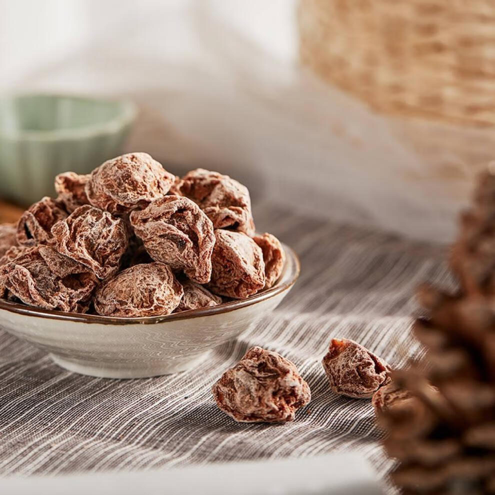 樱安娜 奥曼蒂斯甜话梅话梅肉雪花梅槟桃梅水蜜桃干话梅果脯罐装 甜