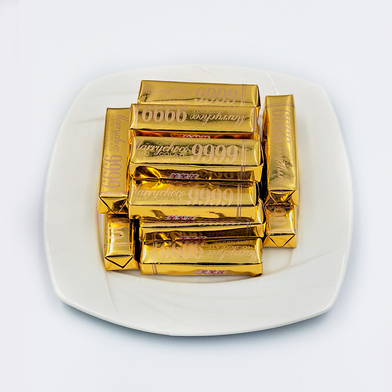 金币元宝巧克力装饰花生金条烘焙装扮用品可食用渝珍 大金币巧克力500