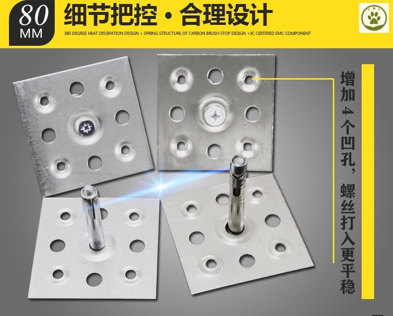 千石瓷砖干挂扣件新型石材点岩板干挂件配件固定件瓷砖点挂专用挂件