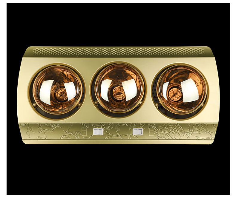 欧野ouye新款金黄灯泡灯暖浴霸卫生间取暖浴霸吸顶吊顶浴霸家用云朵三