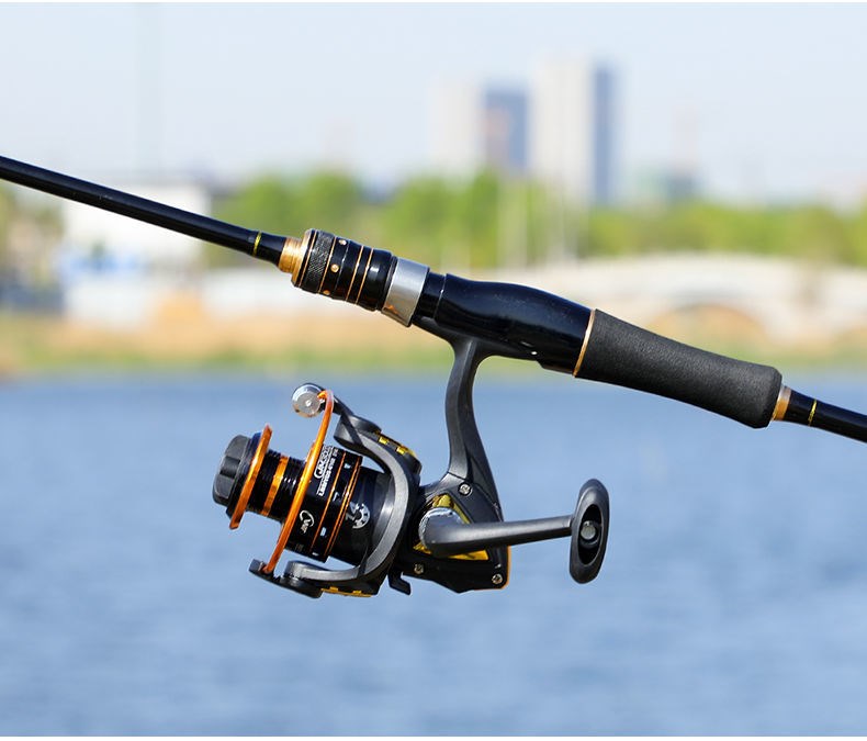 枪蟹新升级禧·玛诺力士路亚鱼竿套装枪柄水滴轮直柄纺车轮海竿黑鱼