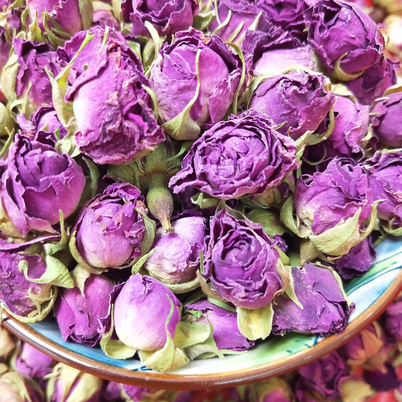 官方旗舰新疆和田玫瑰花农家玫瑰茶干花大马士革沙漠玫瑰花蕾大马士革