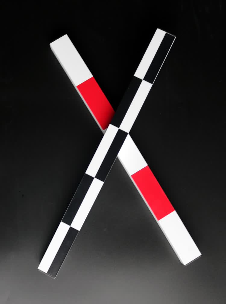 樱安娜 【dj好物】 铝合金摄影拍照对比标尺比例尺考古工具标杆坐标