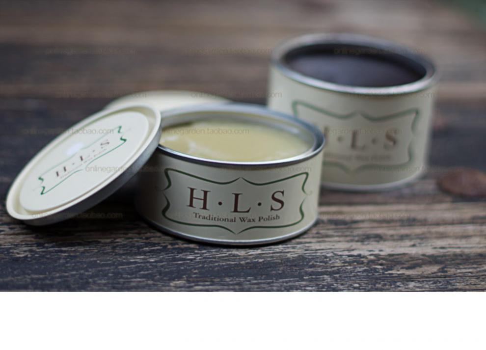 哈里斯蜂蜡hls实木家具保养固态木蜡油免加热400克黄色400g