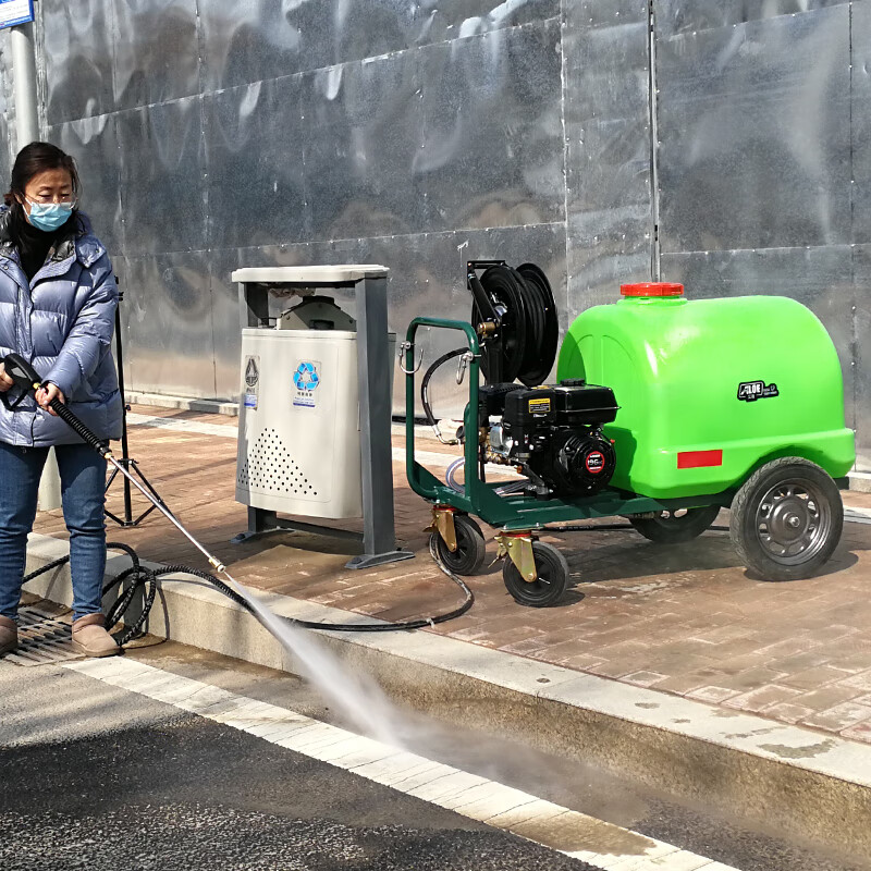 高压水枪洗地器快速冲洗马路地面神器物业环卫养殖场多喷头清洗机幻驹