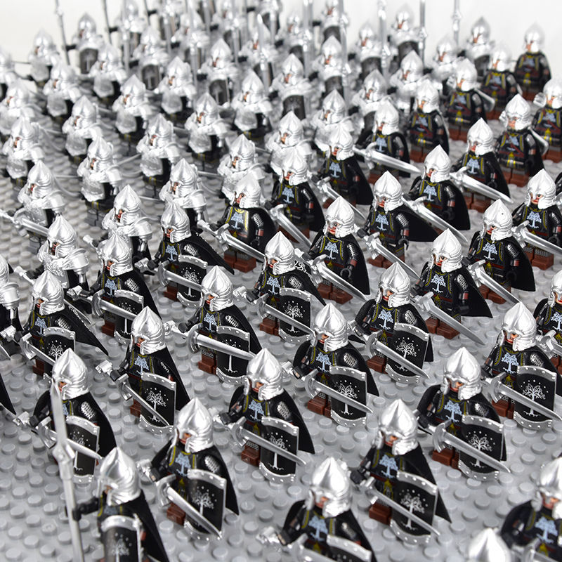 六一儿童节礼物乐高lego兼容小人仔偶全套战场第三方抽抽乐古代军队