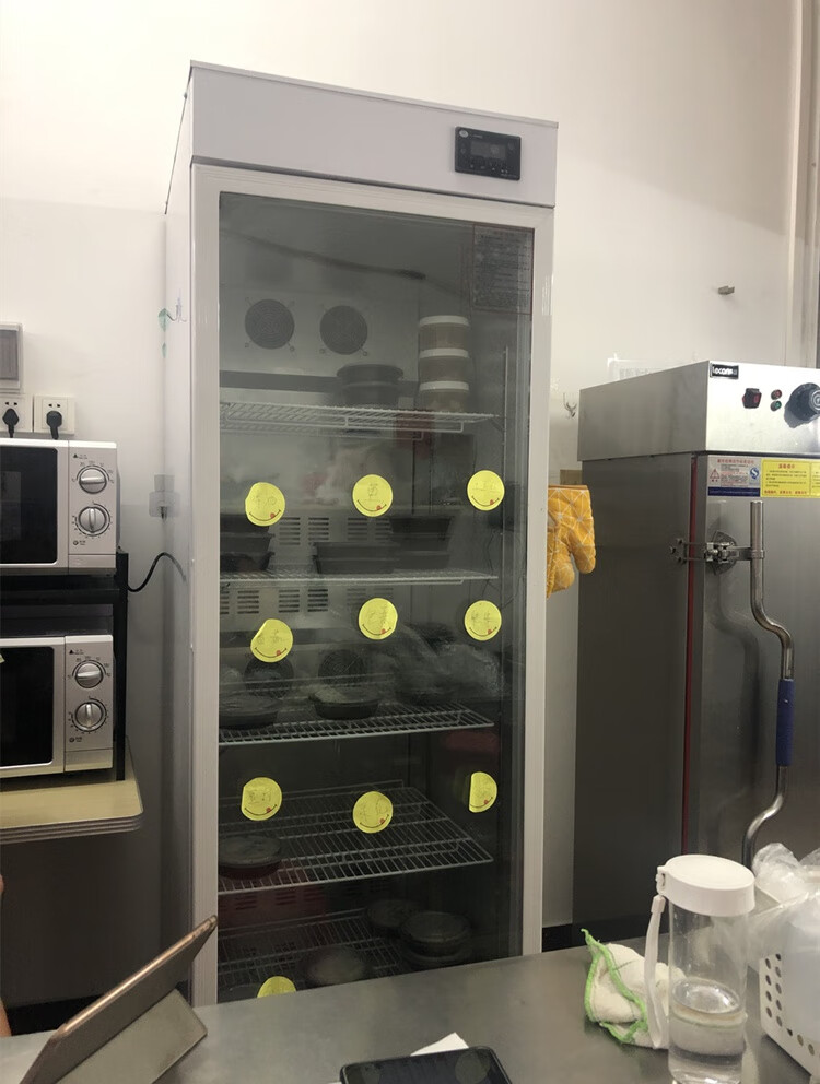 商用酒店快餐便当盒饭菜保温柜立式牛奶热饮柜熟食恒温箱加热大型 520