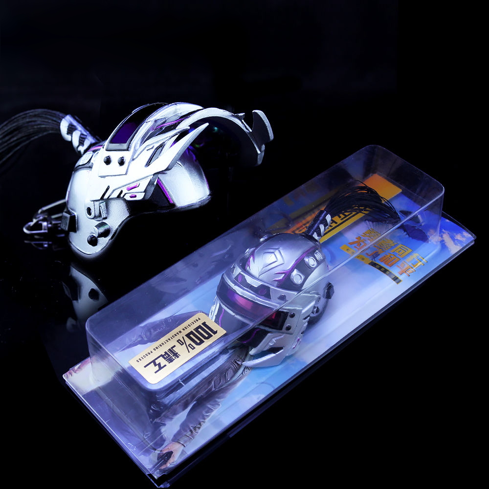 年货节 和平精英幻影战神三级头 绝地和平吃鸡求生游戏周边玩具 合金