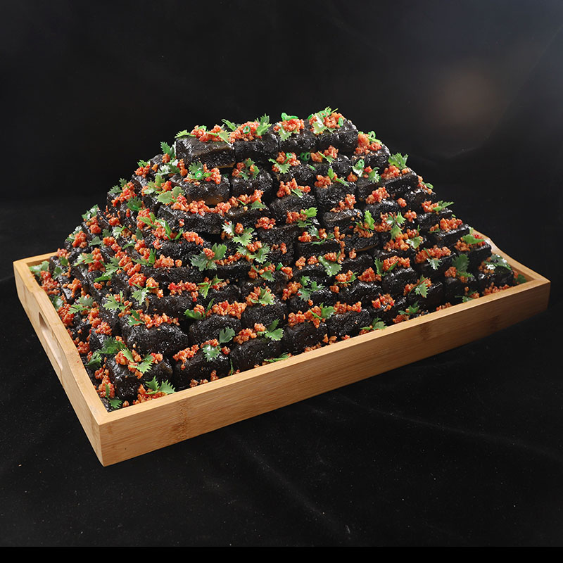 仿真菜品模型 仿真老长沙臭豆腐模型食品食物模型假菜道具文和友臭