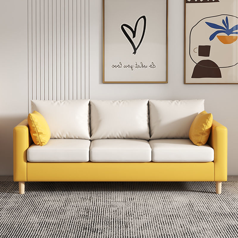 邦将 北欧简约现代布艺沙发小客厅双人出租房小型小户型三人简易网红
