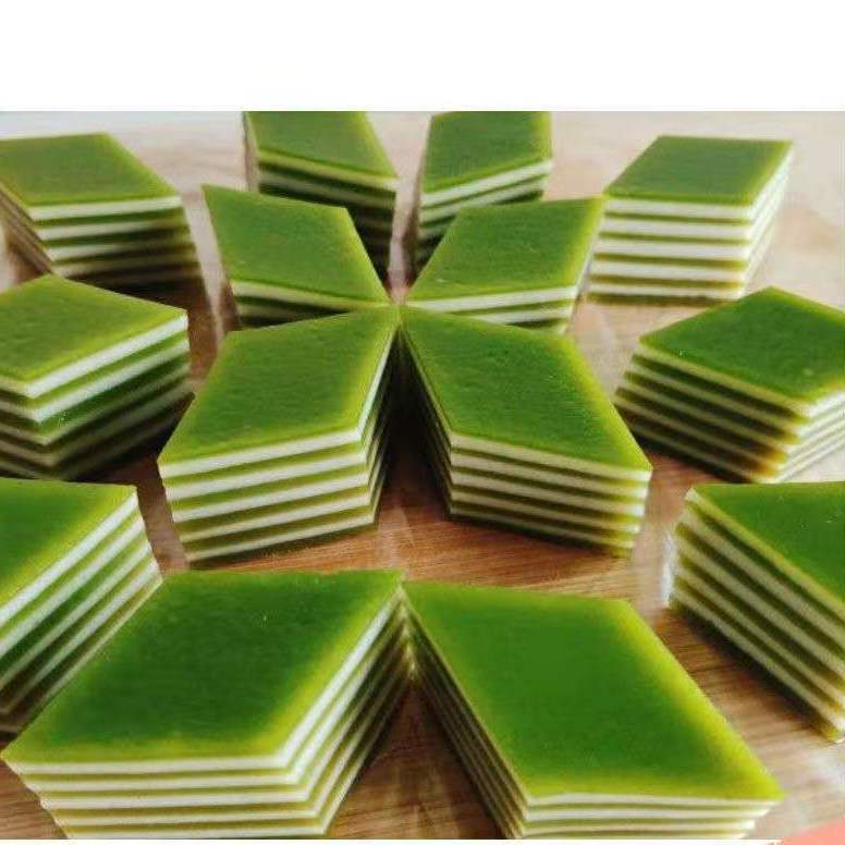 千层斑斓糕即食千层斑斓椰汁糕娘惹糕特产网红零食小吃东南亚印尼糕点