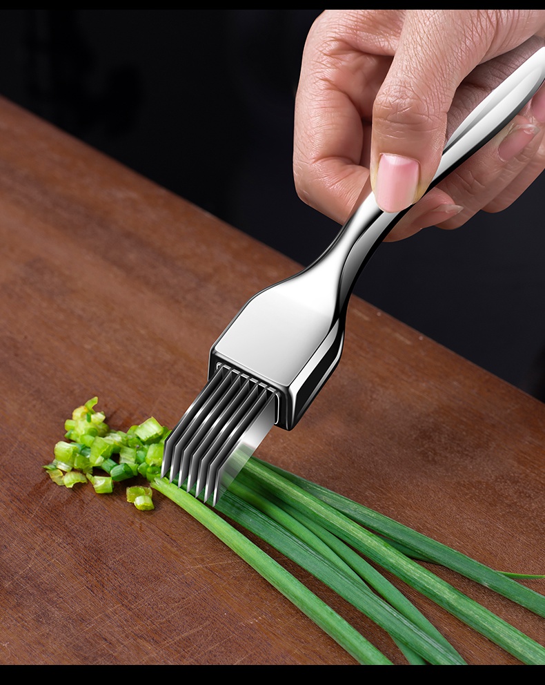 不锈钢切葱丝神器超细家用厨房切丝刀梅花葱丝刀商用刮刨葱花芹菜多