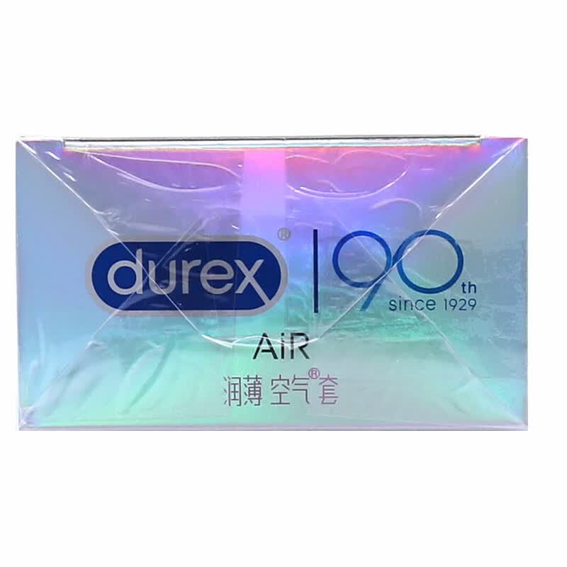 杜蕾斯天然胶乳橡胶避孕套air润薄空气套6只1盒