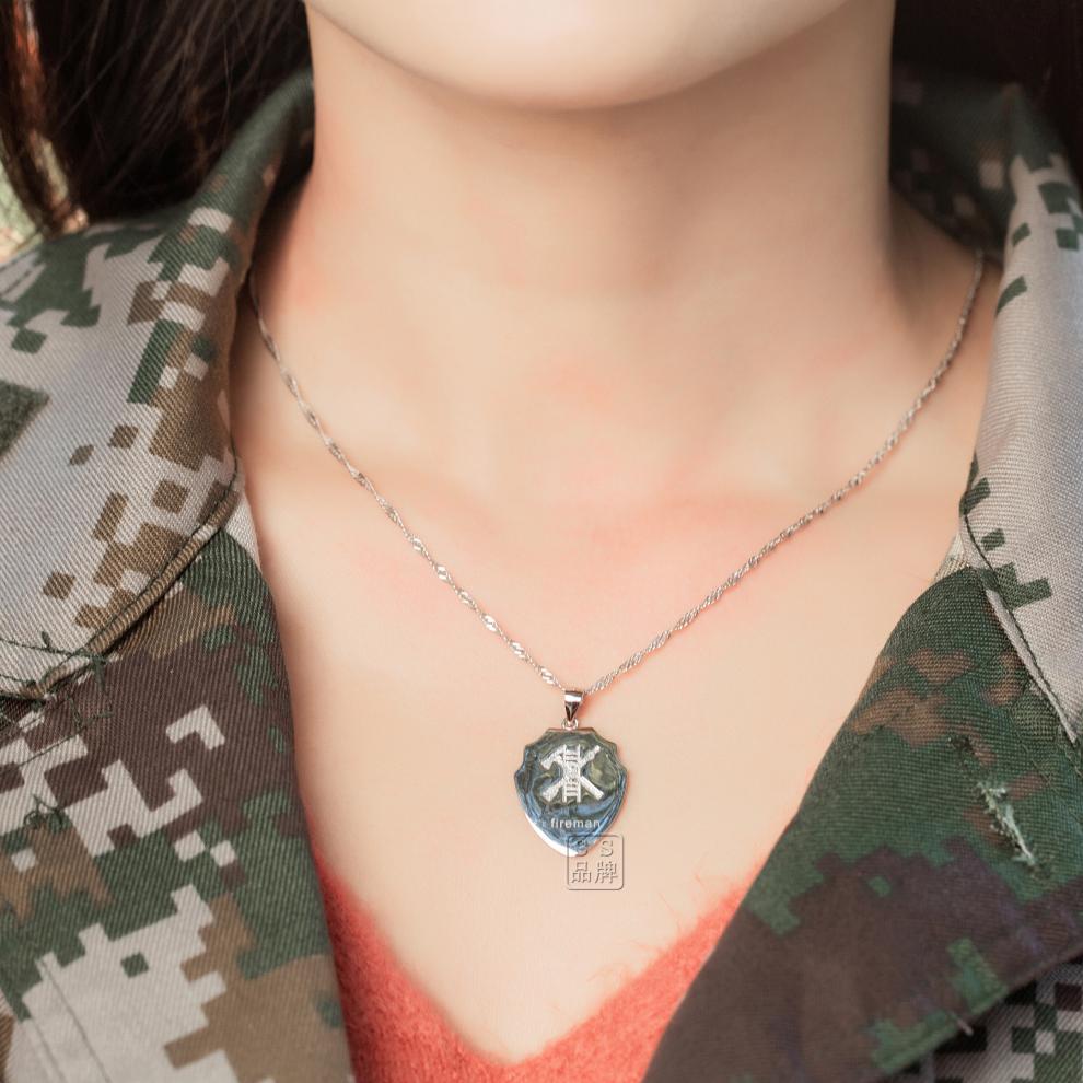 狮子头班长的军恋驿站海陆空武胸标项链领花项链兵哥哥军嫂兵之恋项链