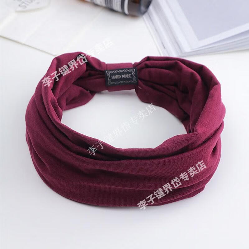 护额保暖防风护额头带运动发带女防风保暖骑行头巾防寒jc857彩色条纹