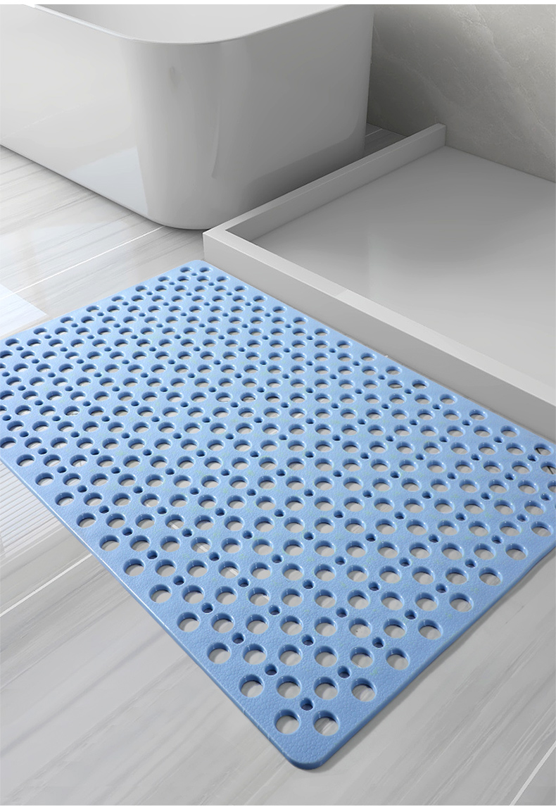 浴室防滑垫淋浴家用洗澡隔水地垫卫生间厕所冲凉脚垫防滑防摔垫子咖啡