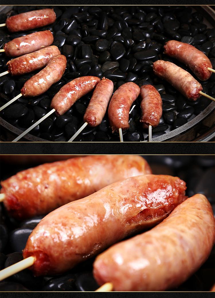 2公斤20根脆皮热狗肠年货精选烧烤食材肉制品 原味【图片 价格 品牌