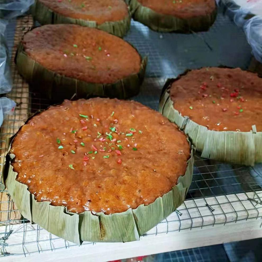 5折 龙游白糖发糕 1kg 浙江衢州特产酒酿米糕营养早餐加热即食 白糖