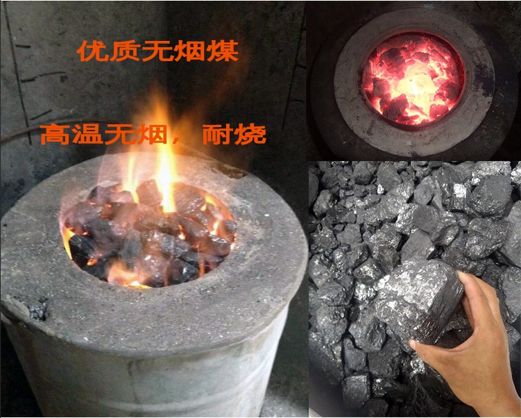 无烟煤取暖炉家用煤锅炉碳无烟高温耐烧钢碳滤料焦炭实验用煤中块5斤