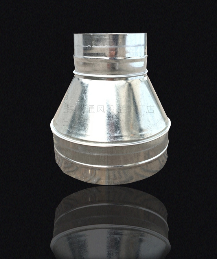 油烟净化器方变圆变径器 白铁皮大小头软管排烟管变径接头抽油烟机