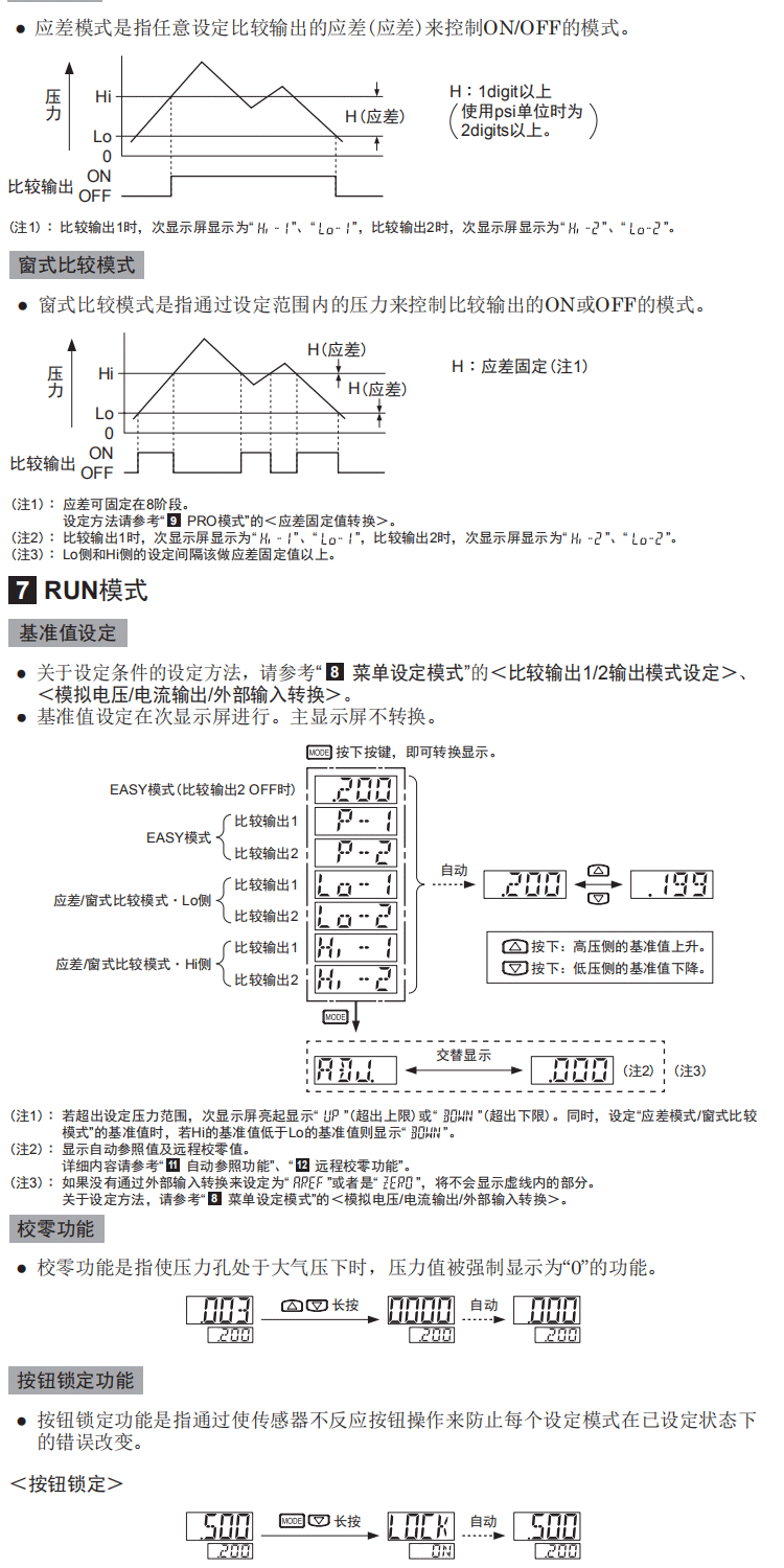 数显真空压力表说明书图片