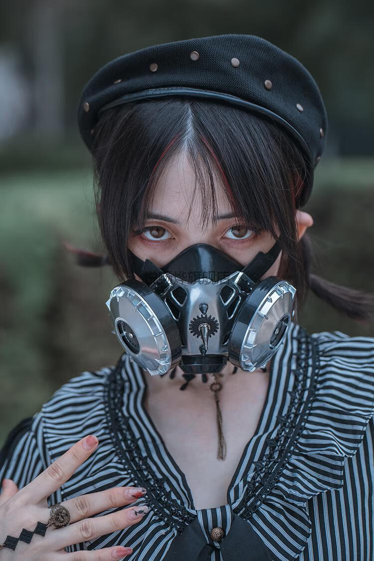 2022新款赛博朋克防毒面具熠先生的蒸汽大陆蒸汽朋克steampunk防雾霾
