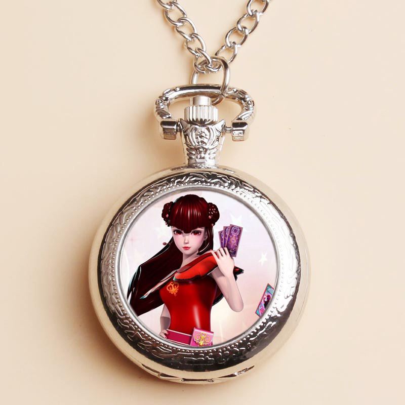 时间公主的怀表 梦精灵叶罗丽时间公主怀表时希公主项链翻盖怀表冰