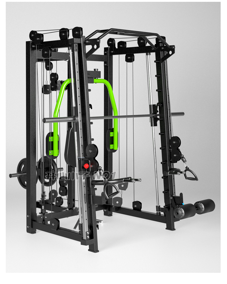 龙门架健身家用史密斯深蹲架飞鸟夹胸多功能一体健身房器材全套多功能