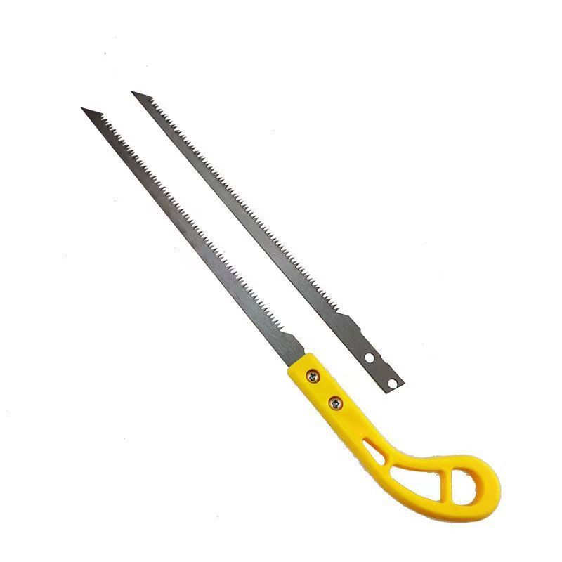 家用墙板鸡尾锯小手拉锯开孔刀锯石膏板锯线锯子伐树木头多功能木柄小