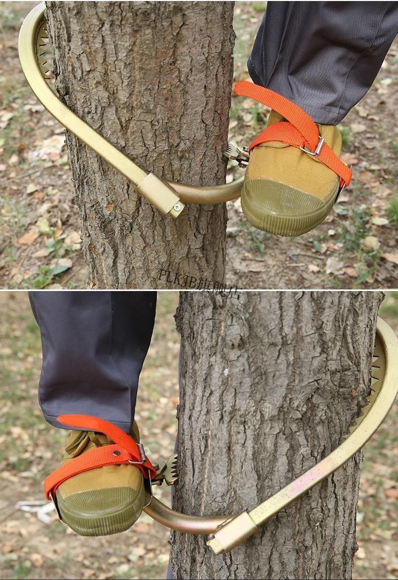 爬树大拐单爪 爬树作业工具 电线杆脚爬电工脚扣爬树工具上树神器木杆