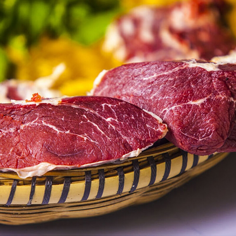 贵州农家厚切土老品种黄牛肉放养新鲜当天现杀菲力里脊孕妇1斤