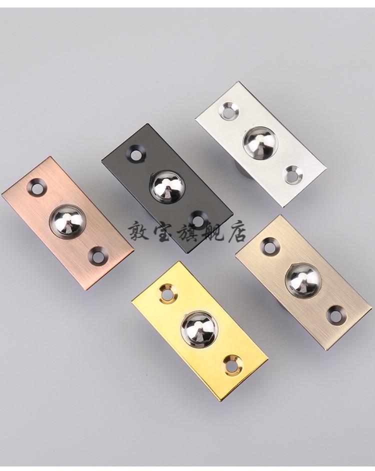 不锈钢大门碰珠ktv专用碰珠加厚木门顶珠隐形门定位珠 定门器 军绿色