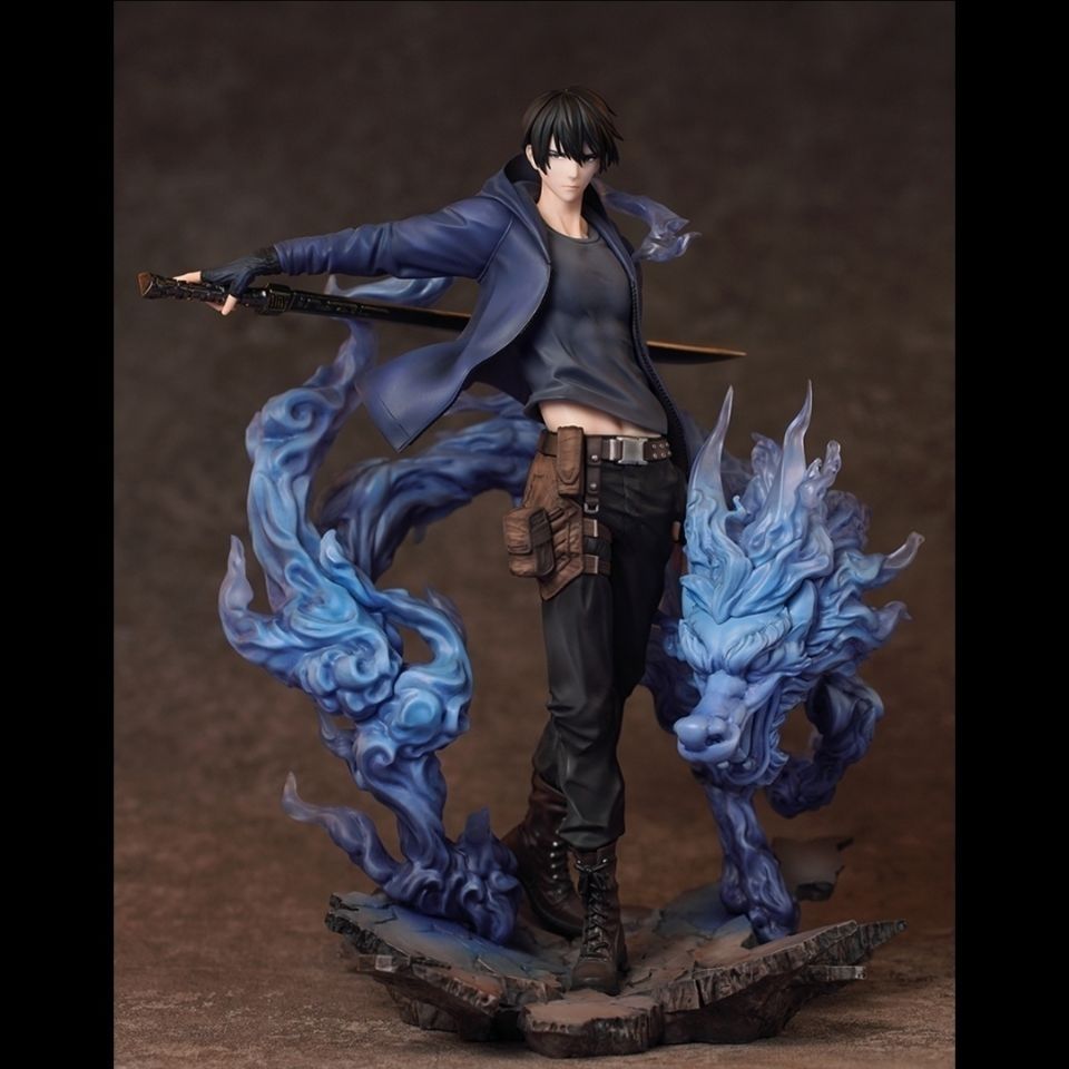 张起灵myethos镜叔盗墓笔记张起灵人偶周边小哥现货展示盒3灯款