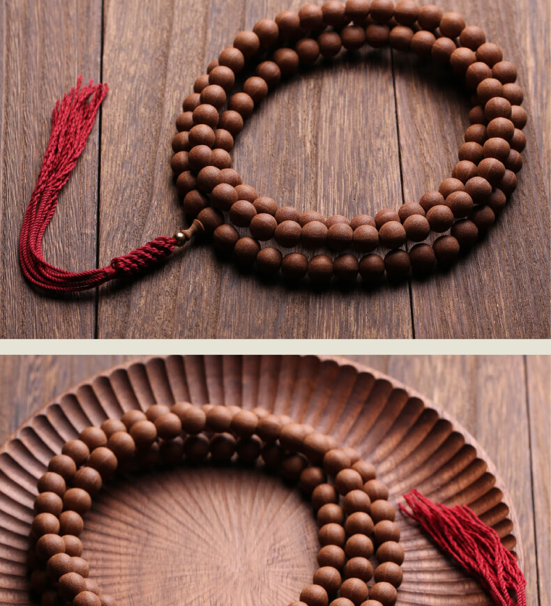 卓烁 故宫同款天台山五线菩提子手串 佛珠手链108颗男女野生老树籽