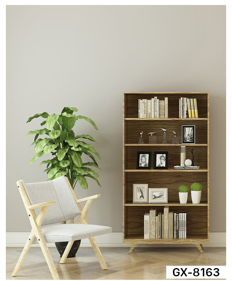 直播背景布书架3d高清主播背景布女男书房书架办公室视频网红带货直播